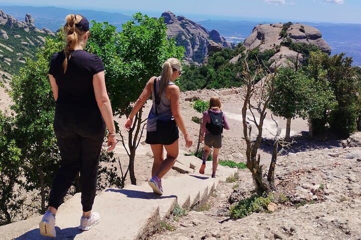 Montserrat hiking trail