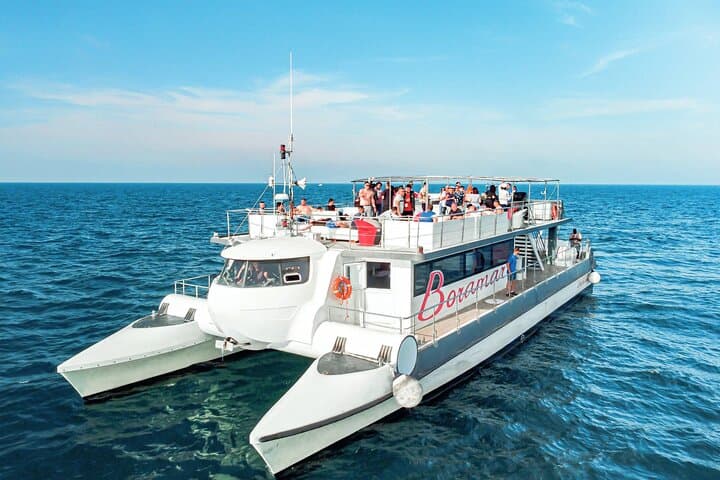 Catamaran Tour with Food at Sea and Bath from Valencia