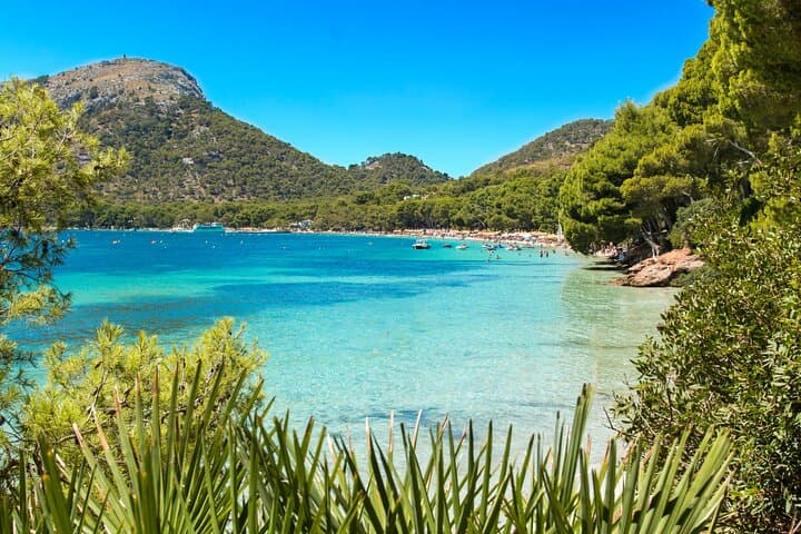 Emerald waters at Formentor bay