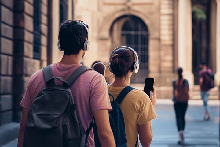 Barcelona self-guided city walking tour with audio & quizzes