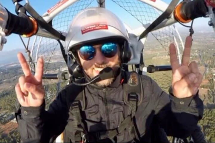 Flights by motor paragliding around Ibiza Island