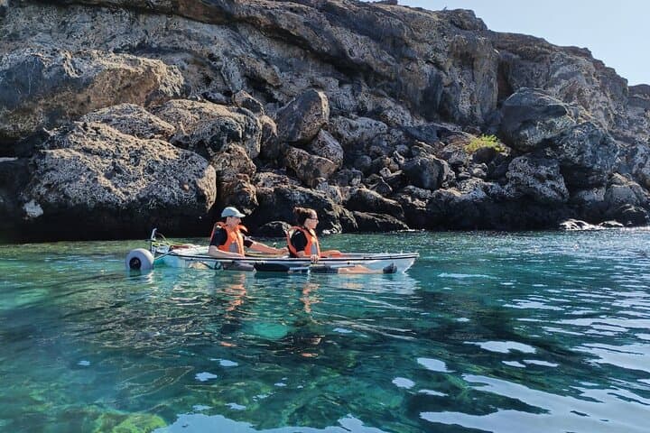 Fuerteventura Transparent Electric Kayaks with Guide
