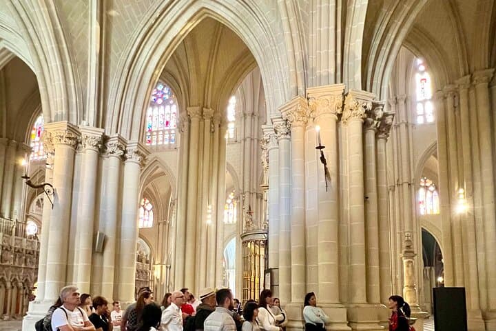 inside the Cathedral in Toledo