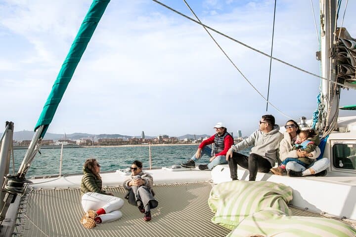 Barcelona Premium Wine Tasting & Tapas in Catamaran - Small Group