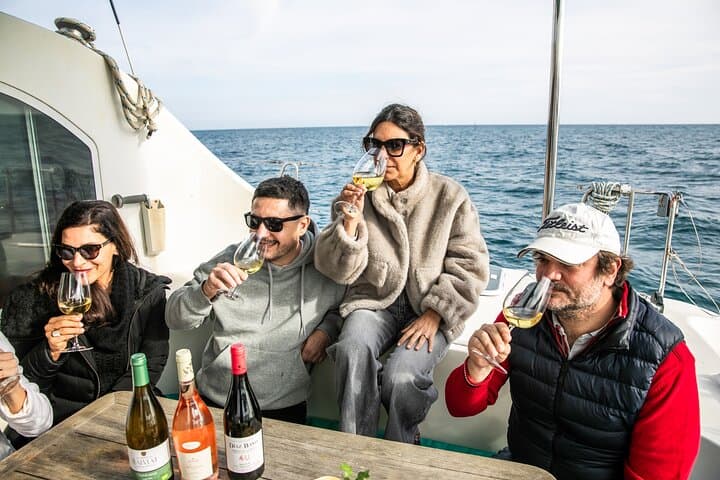 Barcelona: Premium Private Wine Tasting & Tapas in a Catamaran
