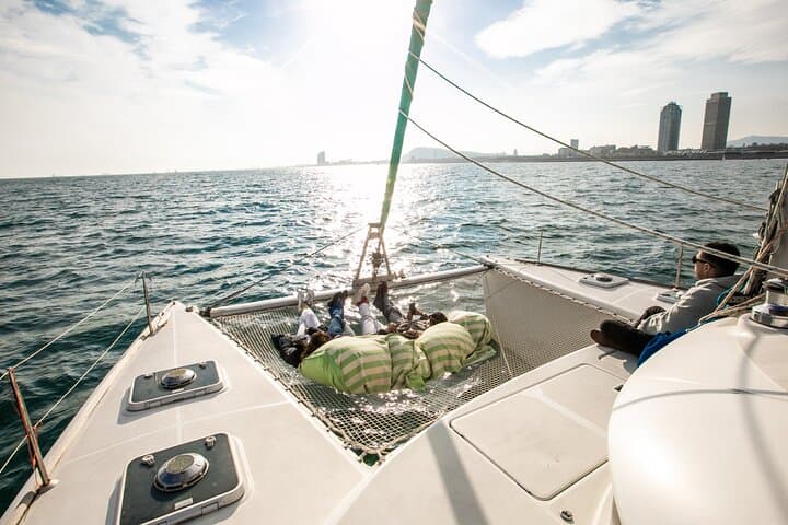Barcelona: Premium Private Wine Tasting & Tapas in a Catamaran