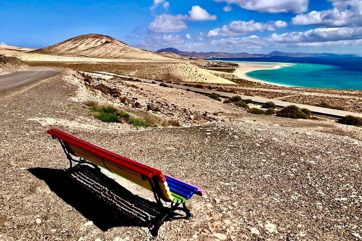 Small group guided tour: La Pared, Sotavento lagoon & Morro Jable