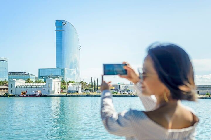Barcelona: Helicopter, Boat Ride & Old Town Small Group (Max 8)