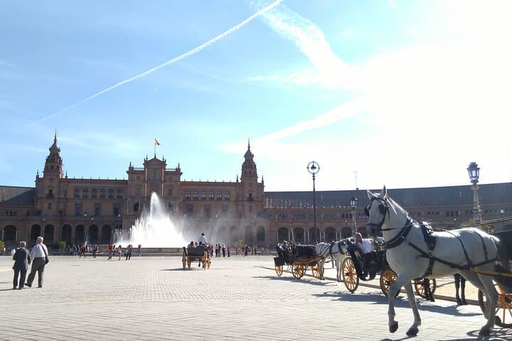 Guided tour of the Spanish Steps and the Maria Luisa Park