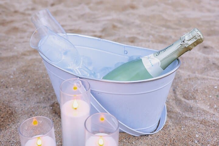 Luxury White Heart Proposal Experience