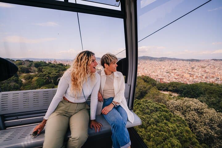 Barcelona E-Bike, Cable Car & Boat