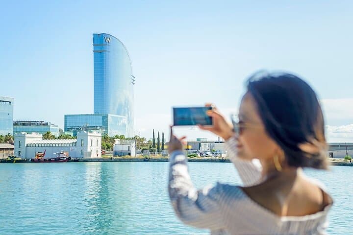 Barcelona E-Bike, Cable Car & Boat