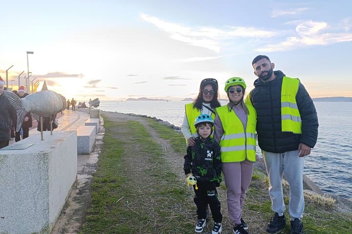 With family and children