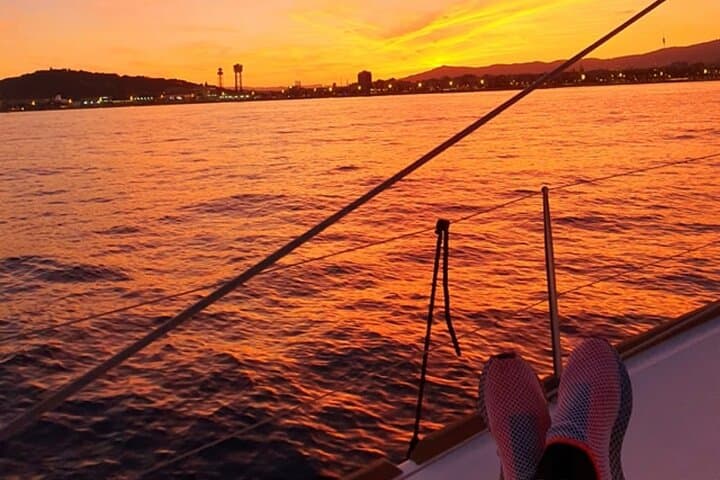 Barcelona Sunset Private Sailing with Live Saxophone and Open bar