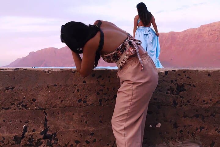 Private Flying Dress Photoshoot in Lanzarote