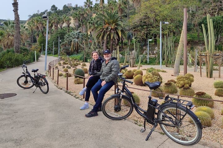 Montjuic Barcelona: Panoramic eBike Tour Views & Tapas stop