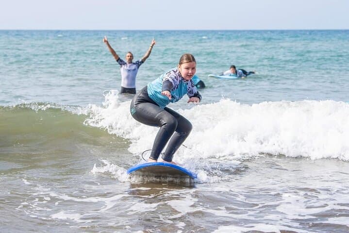 Surf Course Maspalomas Beach in Gran Canaria