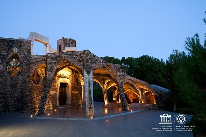 Colonia Guell & Gaudi's Crypt Admission Ticket with Audioguide