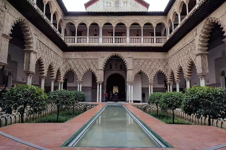 Courtyard of the Maidens in the Real Alcázar of Seville