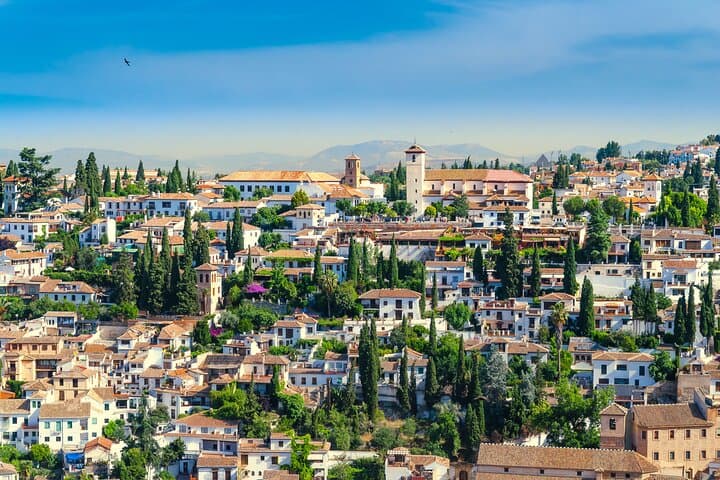 Granada Albayzín and Sacromonte from Estepona and Marbella