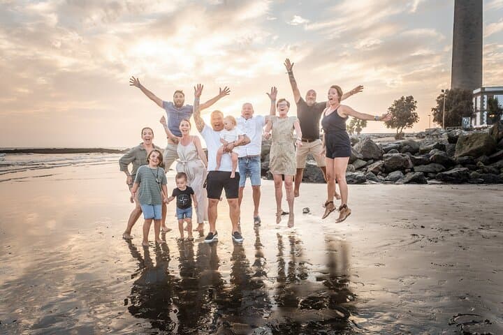 Maspalomas: Private professional photo session at sunset.