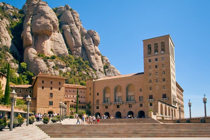 Montserrat Tour with Cogwheel Train, Monastery & Black Madonna