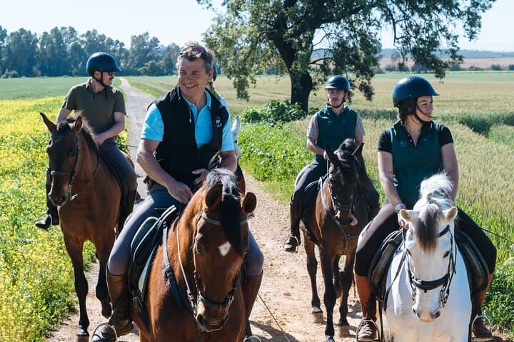 Horseback riding around Doñana National Park