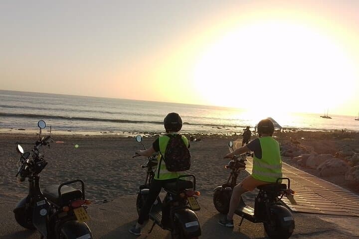 Maspalomas - Meloneras : e-Scooter 2 seat Sunset Guided Tour