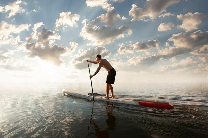 Paddle surf rental in the Moraira Sea