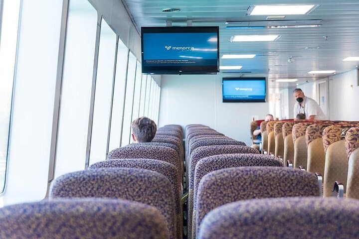 Round Trip Fast Ferry from Alcudia Mallorca to Menorca