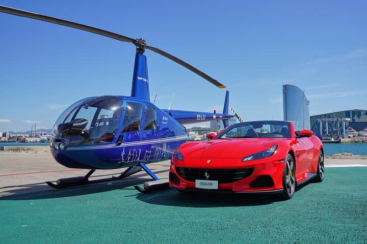 Supercar and Helicopter Experience in Barcelona