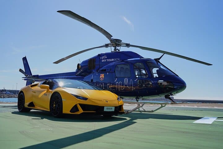 Supercar and Helicopter Experience in Barcelona