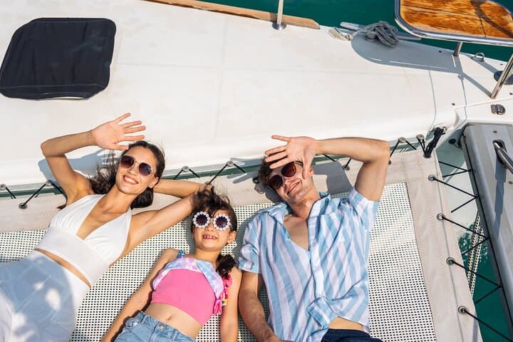 Barcelona Small Group Luxury Catamaran Cruise with Tapa and Drink