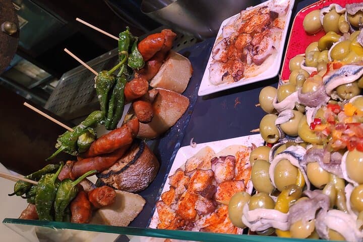 Several pintxos