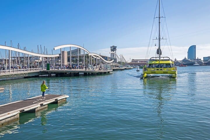 Barcelona Hop On Hop Off Bus and 60 Minute Catamaran Ride