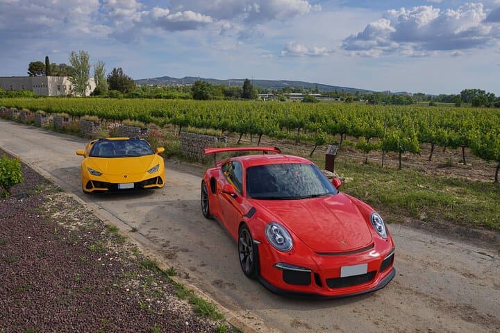 4 Hour Supercar Road Route to a Catalan Winery from Barcelona