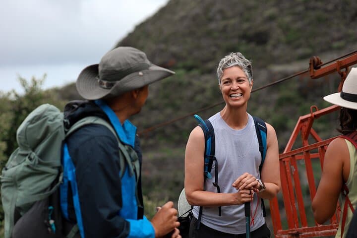 Conversation on the trail