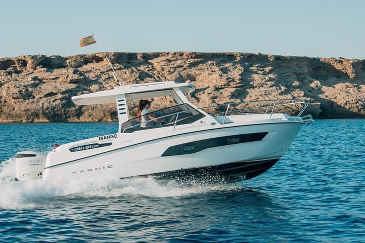 3 hour boat trip around the west coast of IBIZA