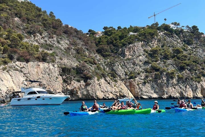 Kayak Granadella Guided Tour in its caves and Cala en Caló