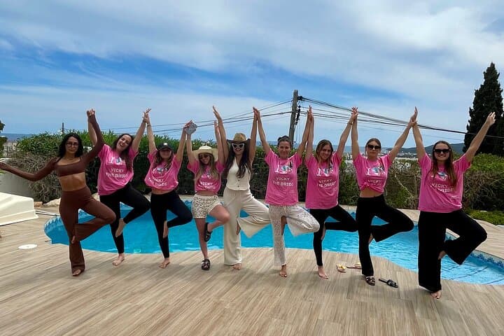 Celebrate special moments with a private group yoga session