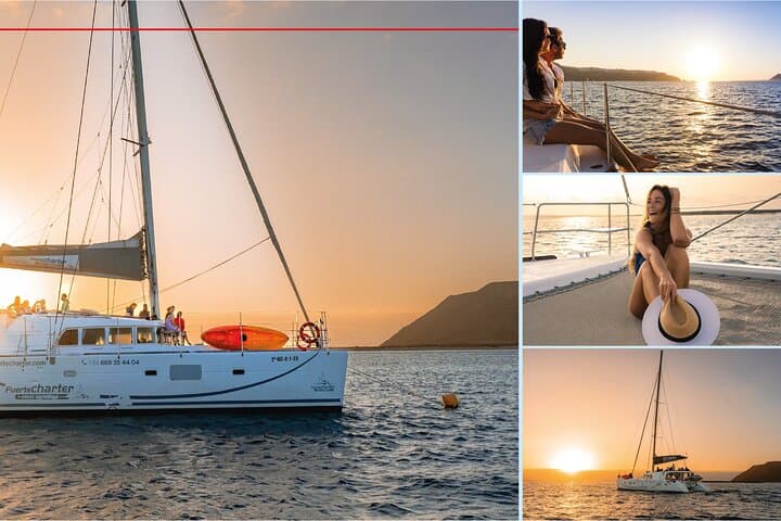 Catamaran Sunset Deluxe Tour to Isle of Wolves