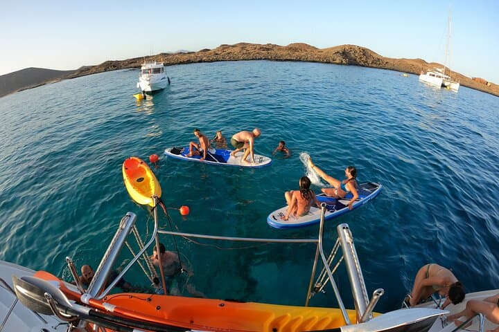 Catamaran Sunset Deluxe Tour to Isle of Wolves