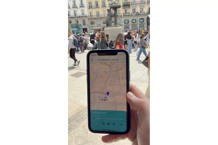 Let the map guide you — stories start as you walk
