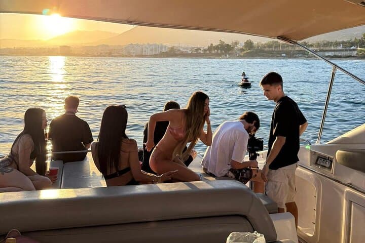 Experience Sunset on Yacht in Marbella