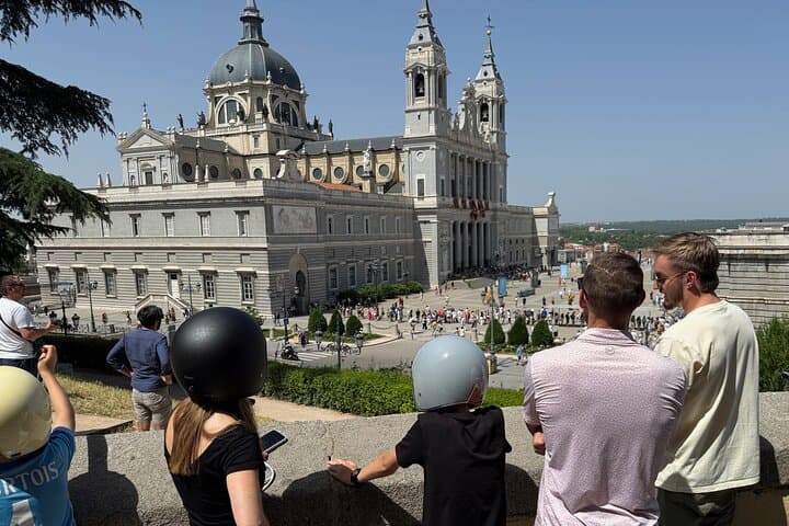Madrid in Style: Half-Day Private Sidecar Tour with Tapas