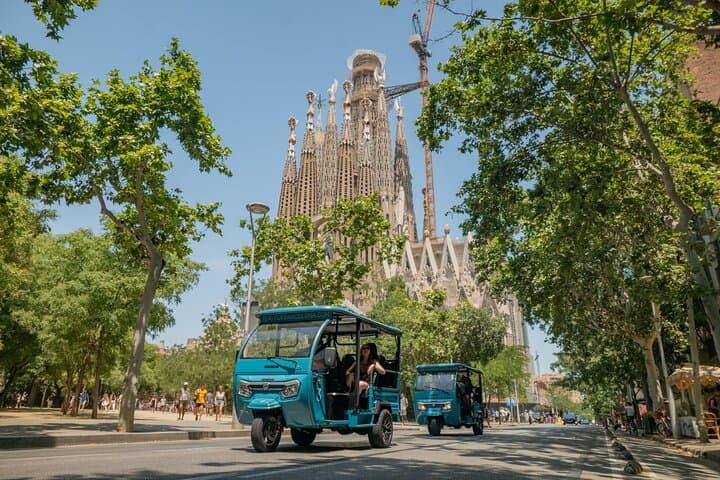 Barcelona Essentials Private Tuk-Tuk Sightseeing Tour