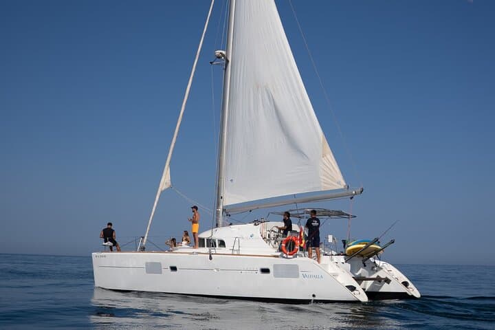 Tour: Dolphins & Sailing Small-Group Benalmádena Catamaran
