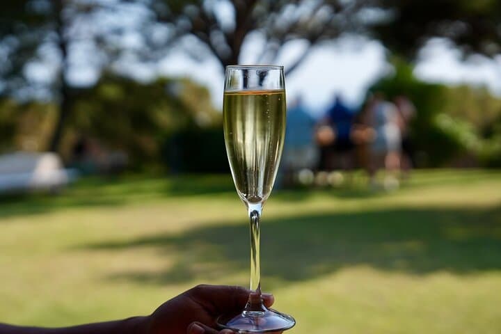 Wine Testing Overlooking the mediterranean Sea
