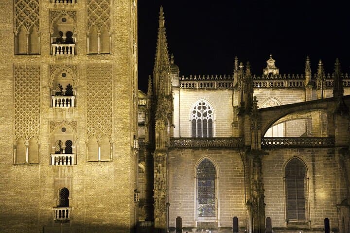 Seville Cathedral illuminated