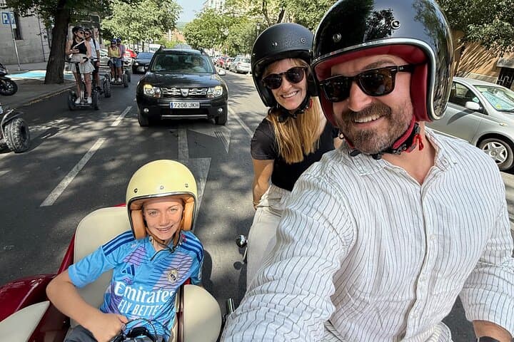 The Ultimate Madrid Private Sidecar Experience (2 Hours)